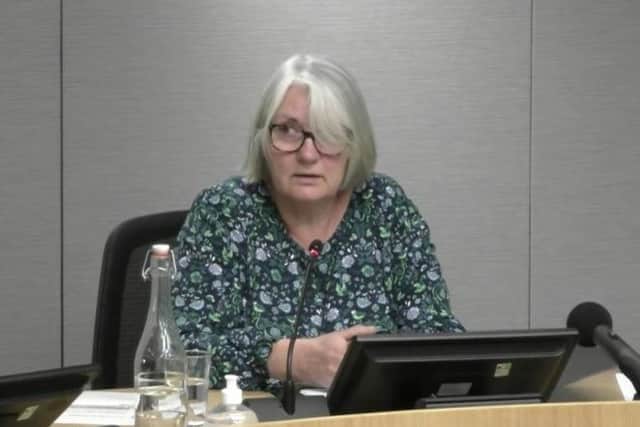 Linda Limbert gave evidence to the inquiry