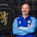 Steve Clarke is pictured at Hampden Park after signing a contract extension to remain Scotland head coach until 2026. (Photo by Craig Williamson / SNS Group