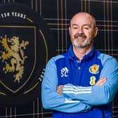 Steve Clarke is pictured at Hampden Park after signing a contract extension to remain Scotland head coach until 2026. (Photo by Craig Williamson / SNS Group