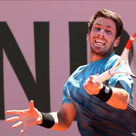 Cameron Norrie saw off Bjorn Fratangelo of the United States in the first round of the French Open. Picture: Clive Brunskill/Getty Images