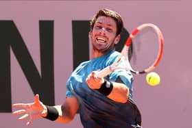 Cameron Norrie saw off Bjorn Fratangelo of the United States in the first round of the French Open. Picture: Clive Brunskill/Getty Images