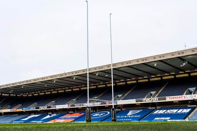 BT Murrayfield is due to stage the Rainbow Cup match between Edinburgh and Ulster on Saturday. Picture: Ross Parker/SNS