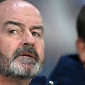 Scotland manager Steve Clarke before his side's 4-1 defeat to France on Tuesday: (Photo by Mike Hewitt/Getty Images)