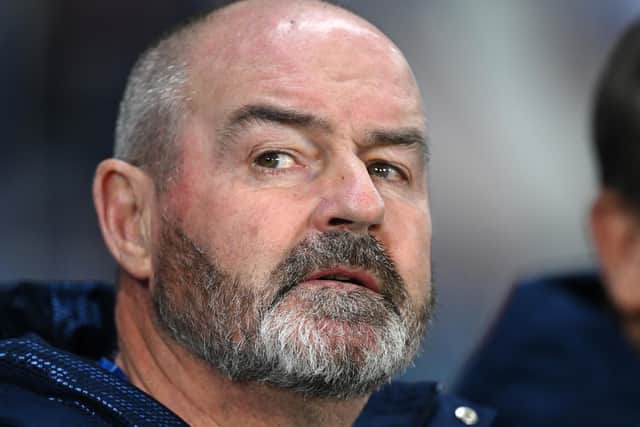 Scotland manager Steve Clarke before his side's 4-1 defeat to France on Tuesday: (Photo by Mike Hewitt/Getty Images)