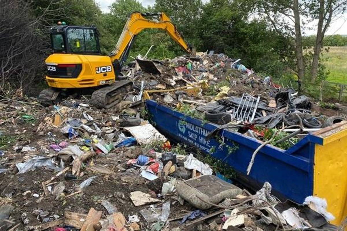 Eight of Scotland's worst fly-tipping hotspots blighted by piles of festering illegally dumped rubbish