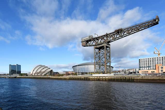 UK maritime minister Robert Courts said the River Clyde was known as "the purifying one, cleansing the lands it passes through". Picture: John Devlin