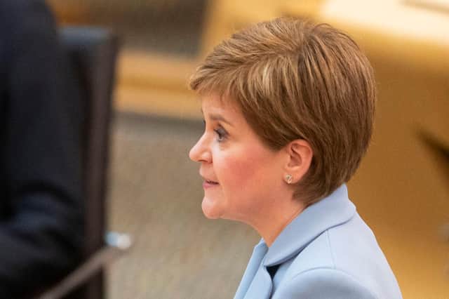 Nicola Sturgeon was re-elected Scotland's First Minister at Holyrood on 18 May (Picture: Jane Barlow/AFP via /Getty)