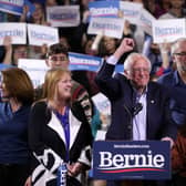 With his win in California, Bernie Sanders is still a major contender for the 2020 nomination. Picture: Alex Wong/Getty Images