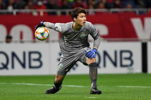Song Bum-keun of Jeonbuk Hyundai Motors. (Photo by Masashi Hara/Getty Images)