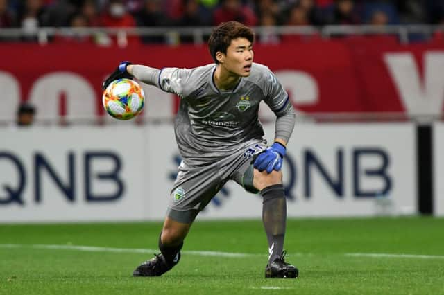 Song Bum-keun of Jeonbuk Hyundai Motors. (Photo by Masashi Hara/Getty Images)