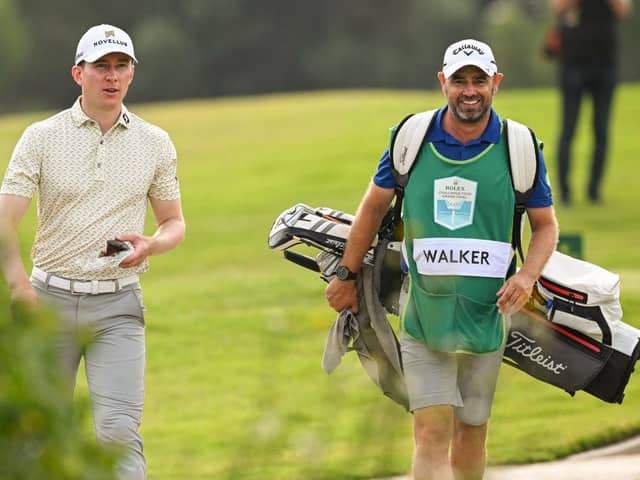 Euan Walker has put himself in a good position going into the final round of the Hero Indian Open. (Photo by Octavio Passos/Getty Images)