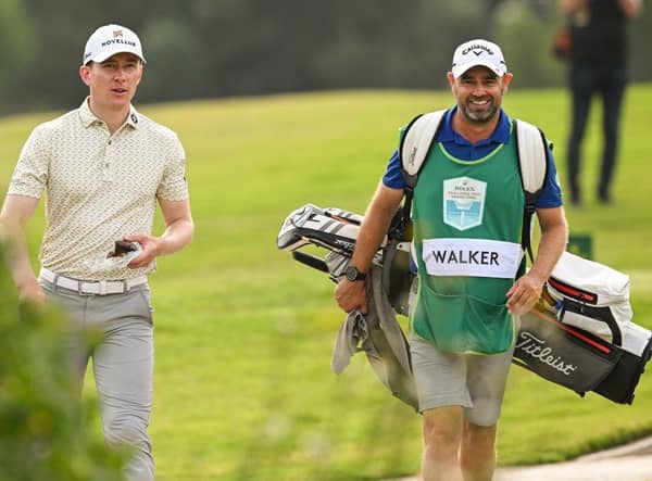 Euan Walker has put himself in a good position going into the final round of the Hero Indian Open. (Photo by Octavio Passos/Getty Images)