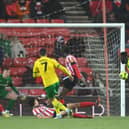 Former Celtic midfielder Tom Rogic scores his first WBA goal in the 2-1 win over Sunderland at the Stadium of Light. (Photo by Stu Forster/Getty Images)