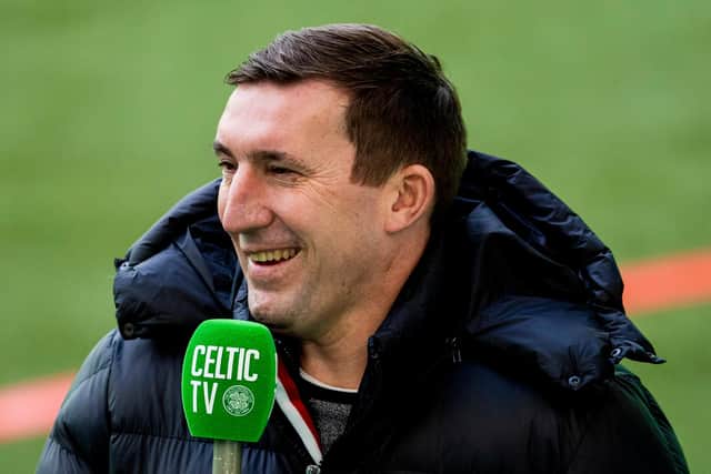 Alan Stubbs, who has provided punditry for Celtic TV, says some of the club's players haven't looked interested across a disastrous season. (Photo by Ross MacDonald / SNS Group)