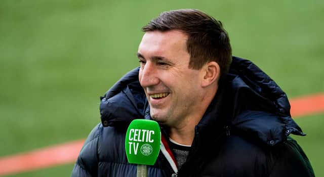 Alan Stubbs, who has provided punditry for Celtic TV, says some of the club's players haven't looked interested across a disastrous season. (Photo by Ross MacDonald / SNS Group)
