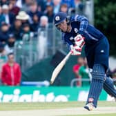 Richie Berrington hit three sixes in an innings of 43 in Scotland’s defeat against the Netherlands in the first one-day international in Rotterdam.