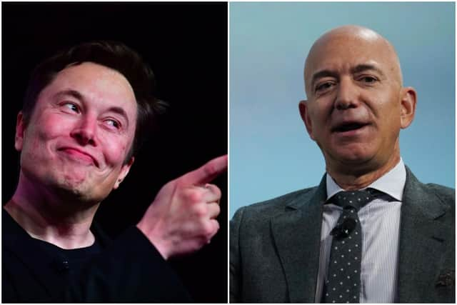 Musk knocked Bezos off the top spot in early 2021