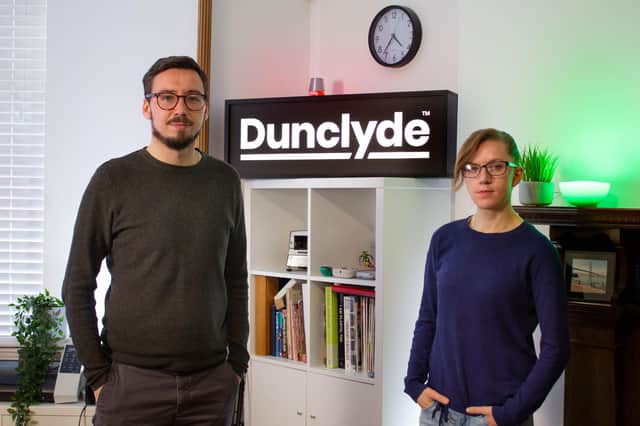 Dunclyde team Daniel Clydesdale and Eilidh Dunsire. Picture: contributed.