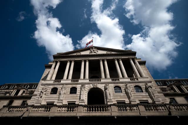 The Bank of England, above, is expected to start cutting interest rates this year but the timing is far from certain.