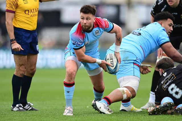 Ali Price helped Glasgow Warriors to an important URC win at Dragons.