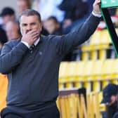Celtic manager Ange Postecoglou watched his side lose on his first trip to Livingston. (Photo by Craig Williamson / SNS Group)