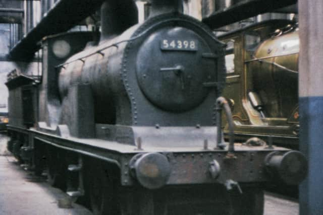 Ben Alder in storage at Dawsholm shed in Glasgow after being taken out of service in 1953. Picture: Mike Morant