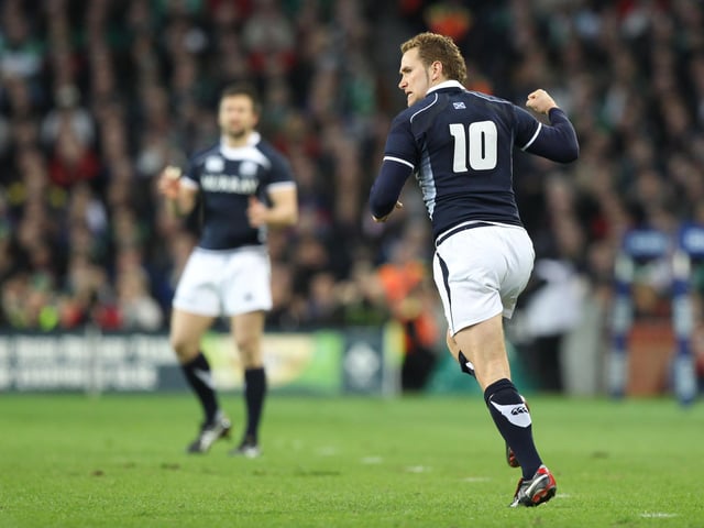 The match-winning hero of Croke Park. The stand-off was coolness personified as he ignored the boos to slot over a late, late penalty from out near the left-hand touchline which put Scotland 23-20 ahead in the dying minutes. He kicked 18 of Scotland's points that day via five penalties and a drop goal. Now back in his native Australia.