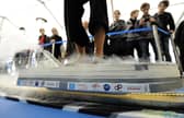 Room-temperature superconductors could enable devices like this levitating MagFly skate to become mainstream (Picture: Bertrand Guay/AFP via Getty Images)