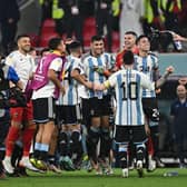 Lionel Messi carries the hopes of a nation. (Photo by MANAN VATSYAYANA/AFP via Getty Images)