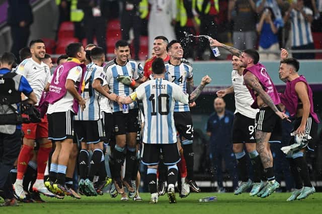 Lionel Messi carries the hopes of a nation. (Photo by MANAN VATSYAYANA/AFP via Getty Images)
