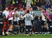 Lionel Messi carries the hopes of a nation. (Photo by MANAN VATSYAYANA/AFP via Getty Images)
