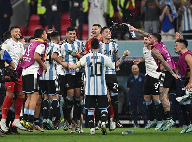 Lionel Messi carries the hopes of a nation. (Photo by MANAN VATSYAYANA/AFP via Getty Images)