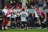 Lionel Messi carries the hopes of a nation. (Photo by MANAN VATSYAYANA/AFP via Getty Images)