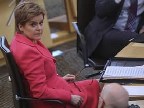 Scotland's First Minister Nicola Sturgeon during First Minster's Questions at the Scottish Parliament as she promised to "root out and condemn" racism following the suspension of SNP member Tim Rideout (Photo: Fraser Bremner/Daily Mail/PA Wire).