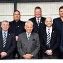 Raith Rovers are under new ownership following a successful takeover by a local consortium. Back row (from left) Dean McKenzie, Allan Halliday, Andrew Barrowman. Front row (from left) Steve MacDonald, John Sim (former owner), Ruriadh Kilgour and Colin Smart.