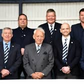 Raith Rovers are under new ownership following a successful takeover by a local consortium. Back row (from left) Dean McKenzie, Allan Halliday, Andrew Barrowman. Front row (from left) Steve MacDonald, John Sim (former owner), Ruriadh Kilgour and Colin Smart.