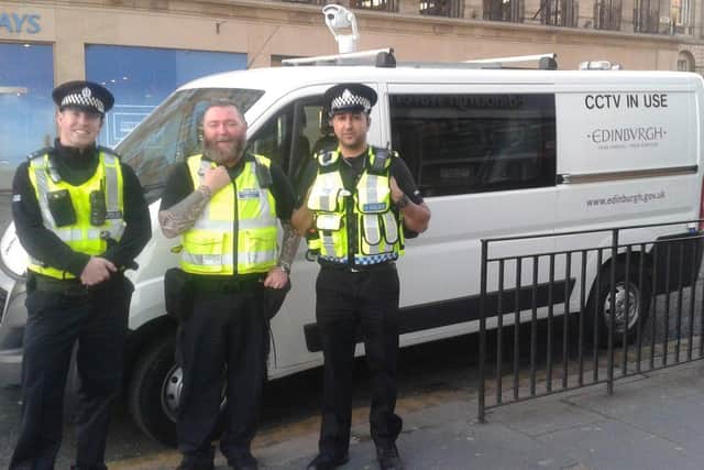 The council's CCTV van was previously deployed to back-up BTP officers