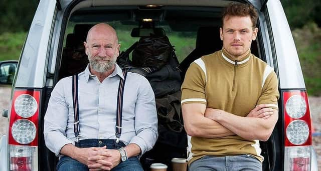 Sam Heughan and Graham McTavish’s new travel show explores Scotland. Picture: Starz