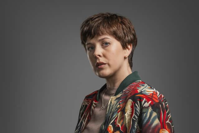 Alexandra Roach as Abby in BBC One's Nightsleeper. Pic: BBC