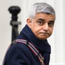 Mayor of London Sadiq Khan departs following his appearance at the UK Covid inquiry. Picture: Leon Neal/Getty Images