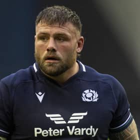 Scotland prop Rory Sutherland is set to sign for Glasgow Warriors next season. (Photo by Ross MacDonald / SNS Group)