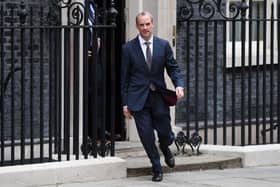 Deputy Prime Minister Dominic Raab has resigned from his post. Picture: Chris J Ratcliffe/Getty Images
