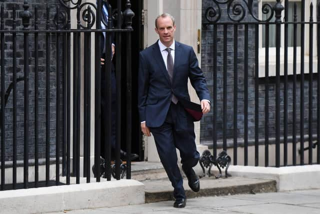 Deputy Prime Minister Dominic Raab has resigned from his post. Picture: Chris J Ratcliffe/Getty Images