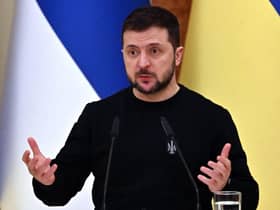 Ukrainian president Volodymyr Zelensky will address the House of Commons. Picture: AFP via Getty Images