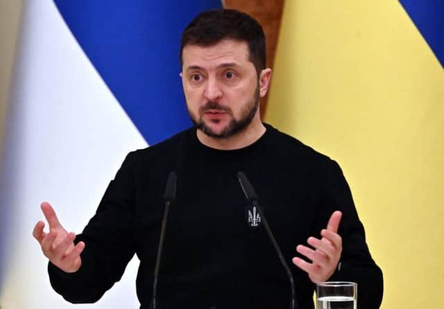 Ukrainian president Volodymyr Zelensky will address the House of Commons. Picture: AFP via Getty Images
