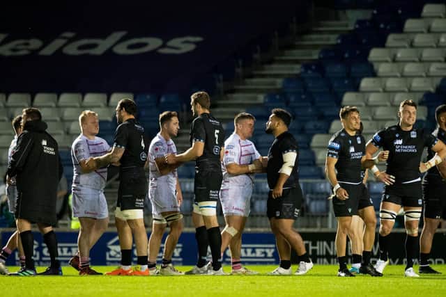 Glasgow Warriors' only pre-season outing was a hastily arranged fixture against Ayrshire Bulls. Picture: Ross MacDonald / SNS