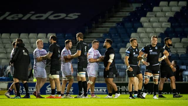 Glasgow Warriors' only pre-season outing was a hastily arranged fixture against Ayrshire Bulls. Picture: Ross MacDonald / SNS