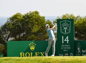 Euan Walker in action during a practice day prior to the Rolex Challenge Tour Grand Final supported by The R&A at Club de Golf Alcanada in Alcudia. Picture: Octavio Passos/Getty Images.