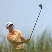 Defending champion Collin Morikawa during a practice round prior to the 2021 PGA Championship at Kiawah Island Resort's Ocean Course in South Carolina. Picture: Jamie Squire/Getty Images.