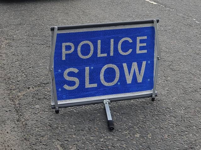 Police responded to a collision on the A9 in Grangemouth on Tuesday night in which a 77-year-old woman died. Picture: Michael Gillen.